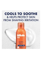 Gillette Pro Icy Cool Shave Foam Menthol 200ml