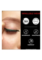 لوريال باريس إنفالبل غريب جل أوتوماتيك محدد عيون بتركيبة جل يدوم حتى 36 ساعة - أسود مكثف