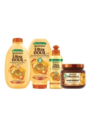 Garnier Ultra Doux Honey Treasures Shampoo and Ultra Doux Honey Treasures Conditioner 400ml+360ml
