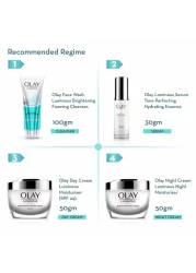 أولاي ليمينوس كريم الليل المفتح للبشرة - أبيض 50 غرام.