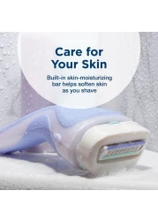 Schick Intuition Pure Nourishment Razors for Women 1 Razor 2 Intuition Razor Blades Refill with Organic Cocoa Butter