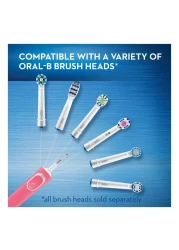 Oral-B Vitality 100 Pink Electric rechargeable toothbrush with UAE 3 pin plug