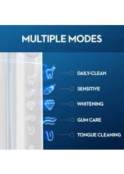 أورال - بي جينيس إكس فرشاة أسنان كهربائية - أبيض D706.514.6X