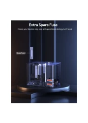 أوكي ترافيل ميت محول غان العالمي مع منافذ USB و PD - أسود 35 واط 2 أمبير