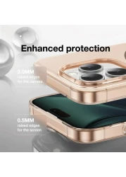 Green Lion Case For iPhone 16 Pro MagSafe Delgado Cover Bumper, Precise Cutouts, Slim Design, Enduring Clarity, Drop Protection, Camera Protection, Anti Fingerprint &amp; Scratch, Anti-Yellow