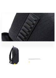 Arctic Hunter Laptop Backpack with USB Charging Port Slim Travel Bag with Laptop Compartment Water Resistant College School Book Computer Bag for Girls and Boys Fits 15.6 Inch Laptop B00218 Black