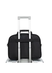 Cabinpro Premium Laptop Bag 15.6-inch Water Resistant Shoulder Computer Bag with Adjustable Shoulder Strap for Men and Women CP013 Black