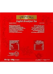 TWININGS GOLDLINE ENG BFAST TBAG 50S