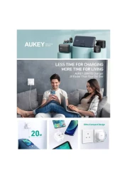 أوكي شاحن الحائط - أبيض بقوة 20 وات