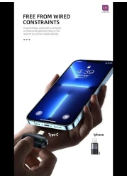 Radiotronics Wireless Lavalier Microphone Compatible for All Devices for YouTube/Reel/Shorts/Videos/Meeting/Teaching/Conference (K81 for Type-C and iPhone)