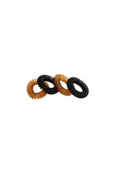 Xcluzive 4-Coiled Ponytails Small