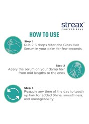 Streax Vitariche Gloss Hair Serum 100ml
