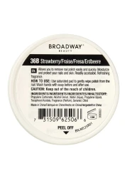 Broadway 36B Strawberry Flavoured Nail Polish Remover Pads White 32 Pads