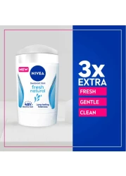 NIVEA Deodorant for Women Fresh Natural Ocean Extracts Stick 50ml Pack of 2