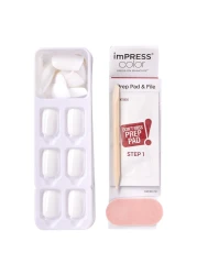 Kiss Impress Colour Press-On Manicure False Nails KIMC019C Frosting