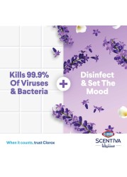 Clorox Scentiva Disinfectant Floor Cleaner, Tuscan Lavender, 3L