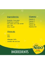 Nestle Nido Fortified Milk Powder Rich In Fiber Pouch 900g