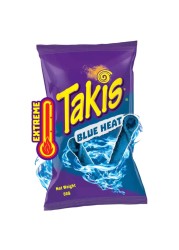 Takis Blue Heat Waves Hot Chili Pepper Flavoured Tortilla Chips, 56g