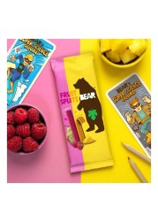 Bear Raspberry and Pineapple Flavour Fruit Splits Snack, 20g Pack of 5