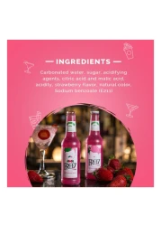 Freez Mix Carbonated Flavoured Drink Bottles Strawberry Mix 275ml Pack of 6