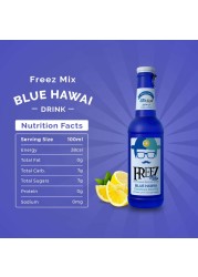 Freez Mix Carbonated Flavored Drink Blue Hawai Tropical Fruits 275ml
