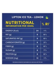 Lipton Lemon Ice Tea Non-Carbonated Refreshing Drink 320ml Pack of 6
