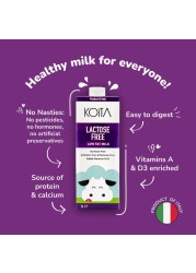Koita Lactose Low fat Milk Vitamin A and D3 added 1L