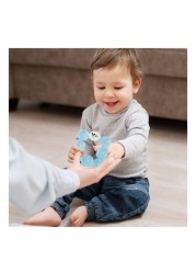 Mickey Printed Teether Blue TRHA29064 10x10cm