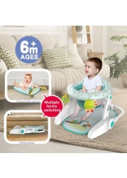 كرسي طعام محمول للأطفال وكرسي استرخاء للأنشطة للأطفال - أخضر