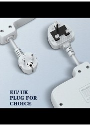 2 AC Outlets Portable Electrical Extension Socket