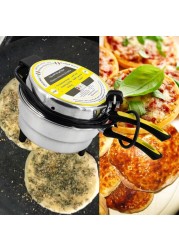Al Huraiz Arabic Bread Maker Oven with Italian Heating Elements, 5.5L Capacity, 28cm, Electric Mini Oven For Flatbreads - Pita, Roti, Mini Pizzas and More