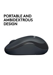 Logitech M220 Silent Wireless Mouse Charcoal