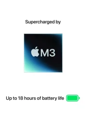 ابل ماك بوك إير 15 بوصة، 8 جيجابايت رام، 512 جيجابايت SSD، سماء الليل (شريحة M3، وحدة معالجة مركزية 8 أنوية ووحدة معالجة رسومات 10 أنوية، لوحة مفاتيح إنجليزية، MRYV3ZS/A)