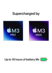 Apple MacBook Pro 14 Inch, 8GB RAM, 512GB SSD, Silver (Apple M3 Chip, 8-Core CPU And 10-Core GPU, English/Arabic Keyboard, MR7J3AB/A)