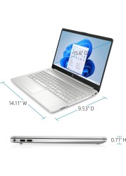 HP 15 DY 2703dx, Intel Core i5-1135G7, 8GB &lrm;DDR4 RAM, 512GB SSD, 15.6&quot; HD LED Touch Window 11 - Natural Silver