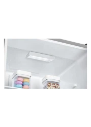 هوفر ثلاجة HBR-H390-S 390 لتر بفرامل سفلية فضي