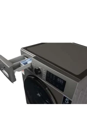 تيريم غسالة ملابس بتحميل أمامي سعة 8 كغ مع مجفف بسعة 5 كغ ، موديل TERWD8514MS - فضي