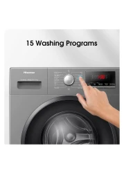 Hisense Front Loading Washing Machine 8kg WFPV8012EMT Grey