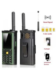 Hope Outdoor Mobile Phone 4-SIM, 4-Standby, Long-Lasting Battery, Pull-Up Antenna, Strong Signal Ideal for Remote Areas &amp; Outdoor Use
