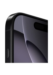 أبل آيفون 16 برو هاتف ذكي بمساحة ذاكرة 128 غيغابايت يدعم إتصال 5G - تيتانيوم أسود