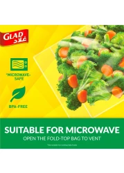 Glad Sandwich Fold-Top Bags, 180 Bags, 13.5x16cm