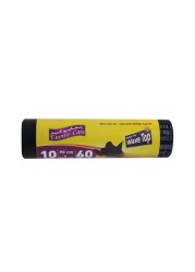 Enviro Care 60 Gallon Wave Top Garbage Bags Black 90x110cm 10 Garbage Bags