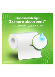 كلينكس مناديل مطبخ لإمتصاص السعرات الدهون، 3 طبقات، 50 ورقة، 8 لفات