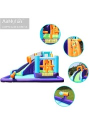 
AirMyFun Bounce House for Kids and Toddler, Inflatable Bouncy Castle with Blower Outdoor Jumping House with Slide 83020