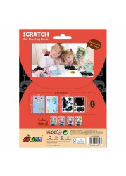Avenir Scratch Greeting Cards AVCH2218(55-58) Assorted