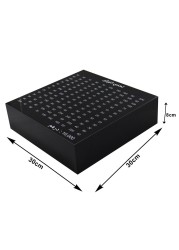 Acrylic Money Box Black 30*8*30Cm