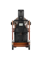Kingsmith Water Resistance Rowing Machine, 68x58x50cm, Dark Brown