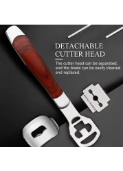 Professional Feet Callus Remover Pedicure Tool Set &ndash; Foot Shaver, Scraper, Dead Skin Peeler, Rasp File, Corn &amp; Cuticle Cutter &ndash; Smooths Cracked Heels