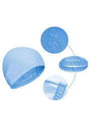 Aiwanto - 1 Pc Pink Swimming Cap - Waterproof Reusable Unisex Swimming Cap PU Coating Long Hair Head Hat Bath Hat Swim Cap for Women and Men for Water Sports Club Activities