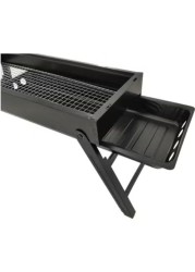 Portable Charcoal Grill, Folding BBQ Grill Multifunction Smokeless for Camping Hiking Picnics Traveling (Large)